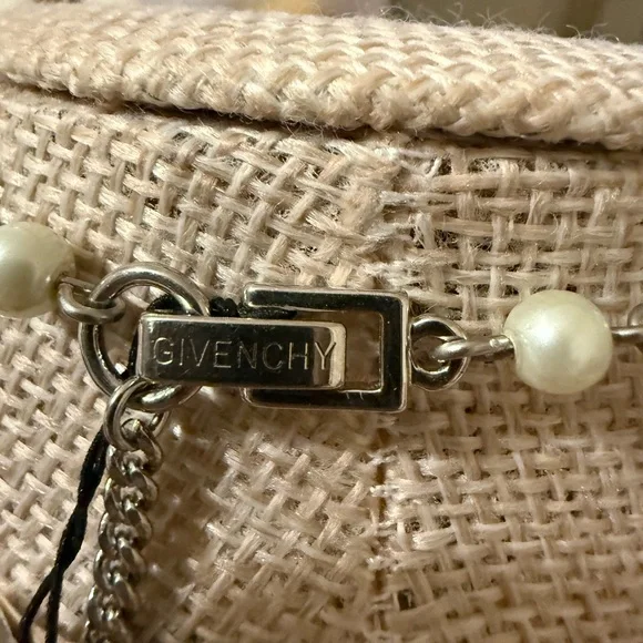 Givenchy Pearl and Crystal Necklace - Picture 7 of 8